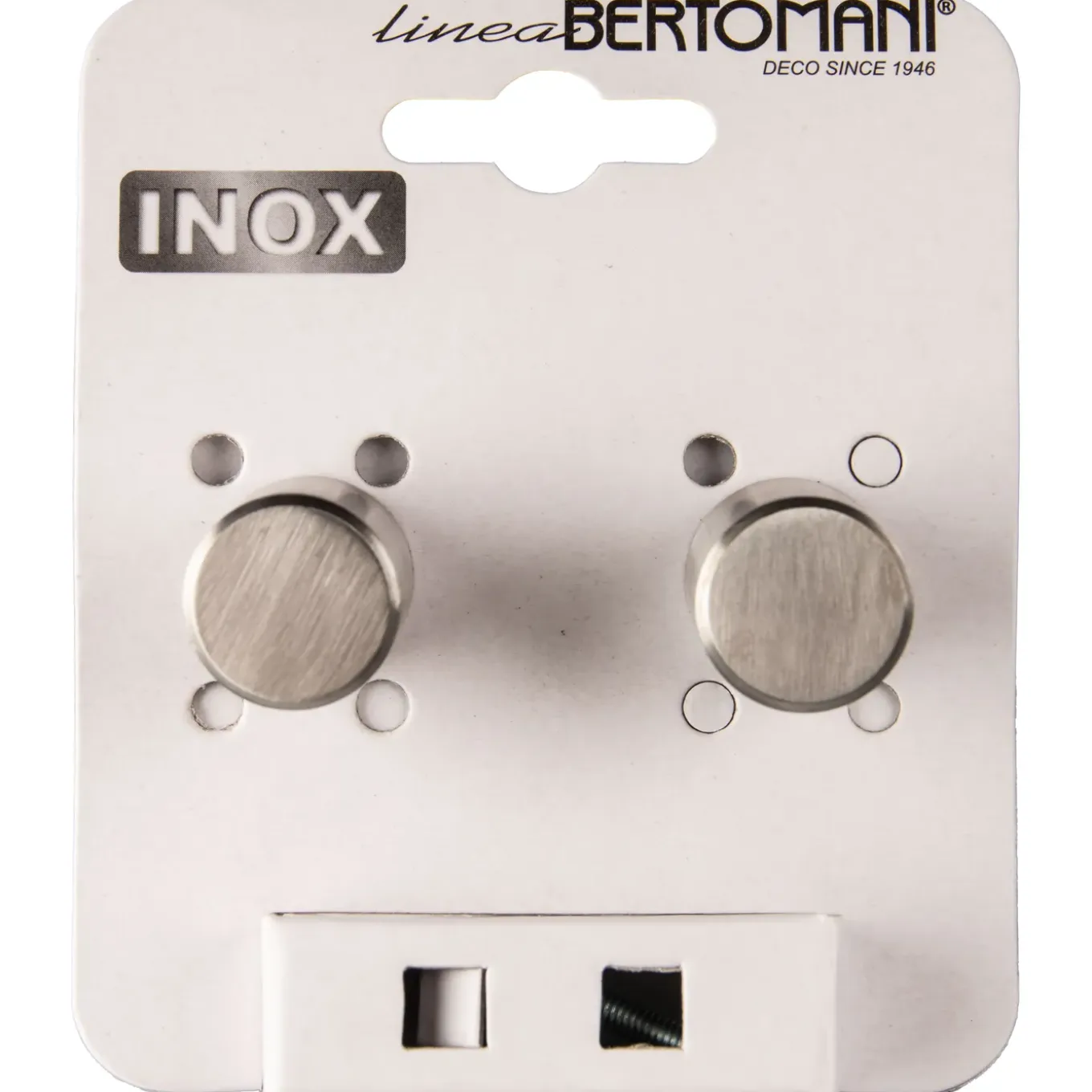 Bertomani Meubelknop - RVS - 20mm - Set van 2