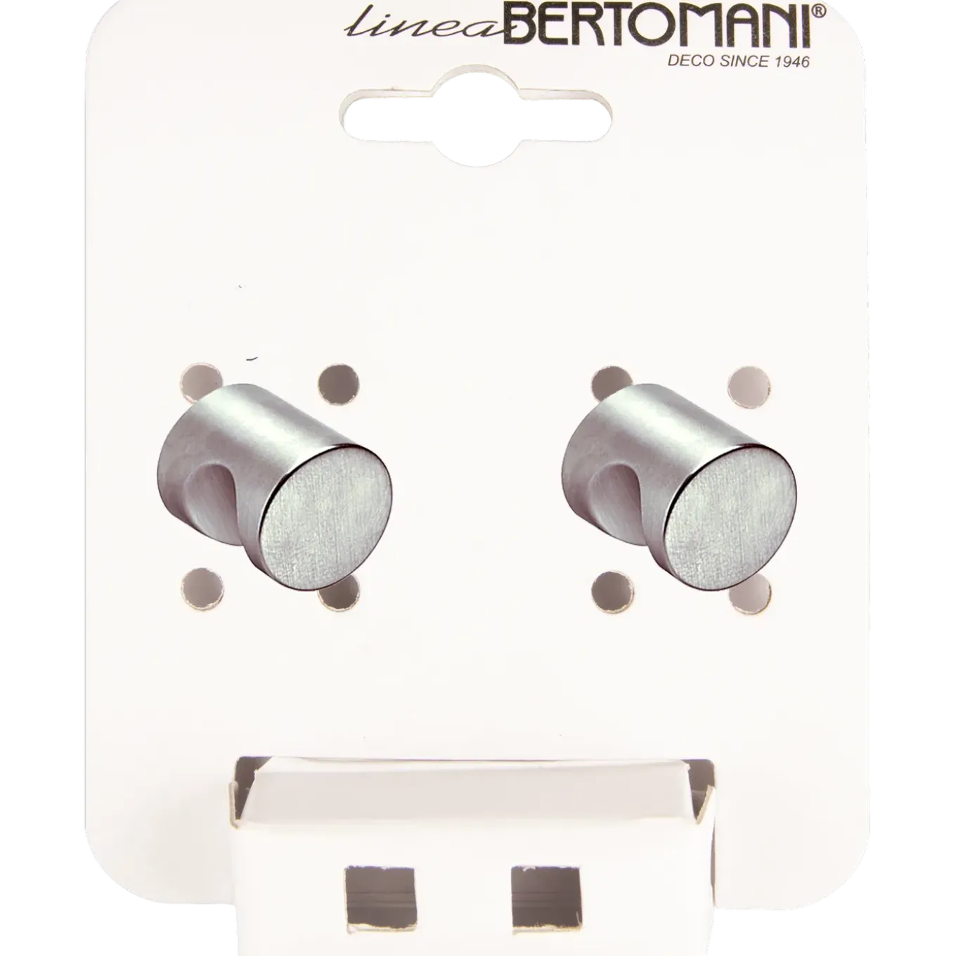 Bertomani Meubelknop - RVS - 20mm - Set van 2