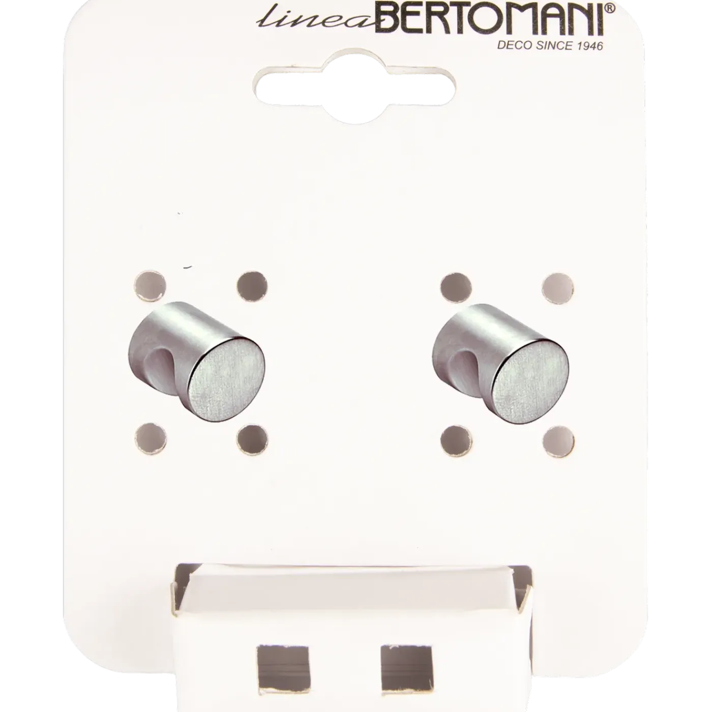 Bertomani Meubelknop - RVS - 15mm - Set van 2