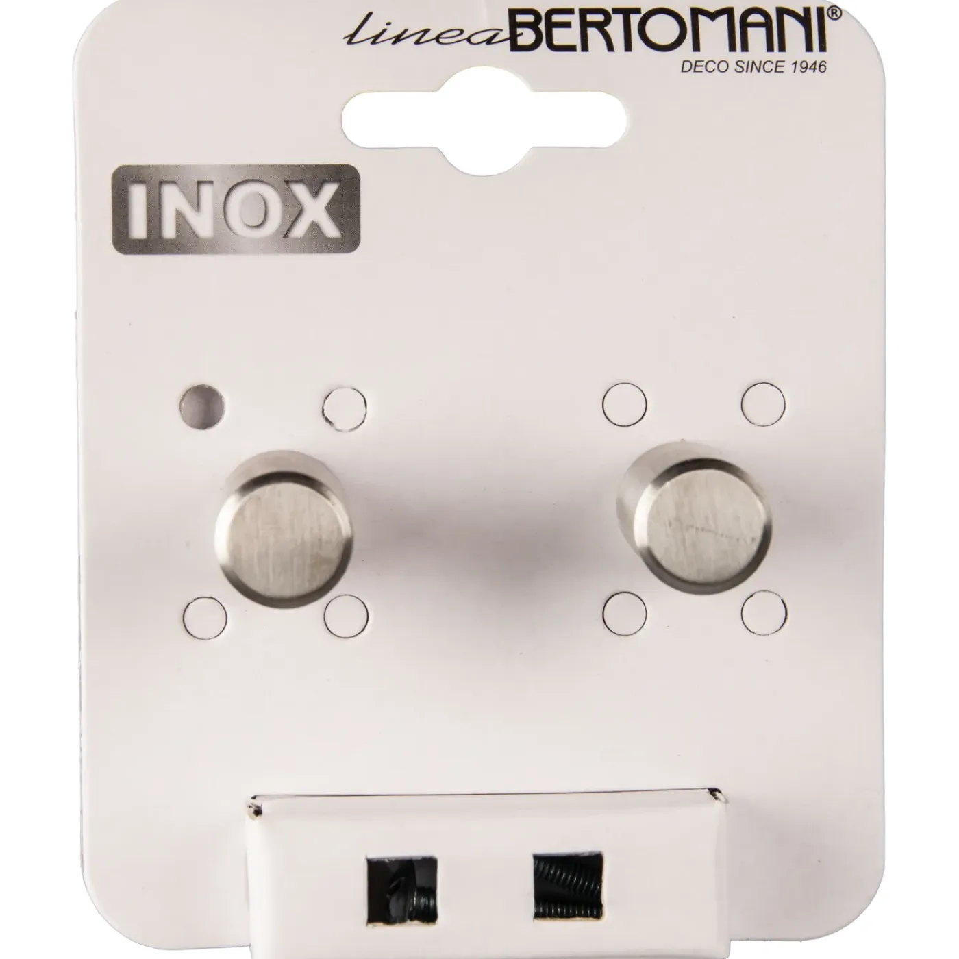 Bertomani Meubelknop - RVS - 15mm - Set van 2