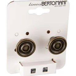 Bertomani Meubelknop - Zamak - Verbronsd - 30mm - Set van 2