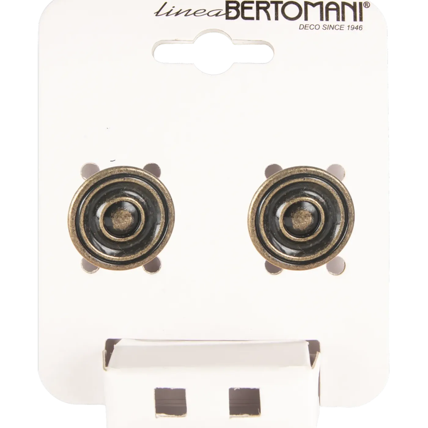 Bertomani Meubelknop - Zamak - Verbronsd - 30mm - Set van 2