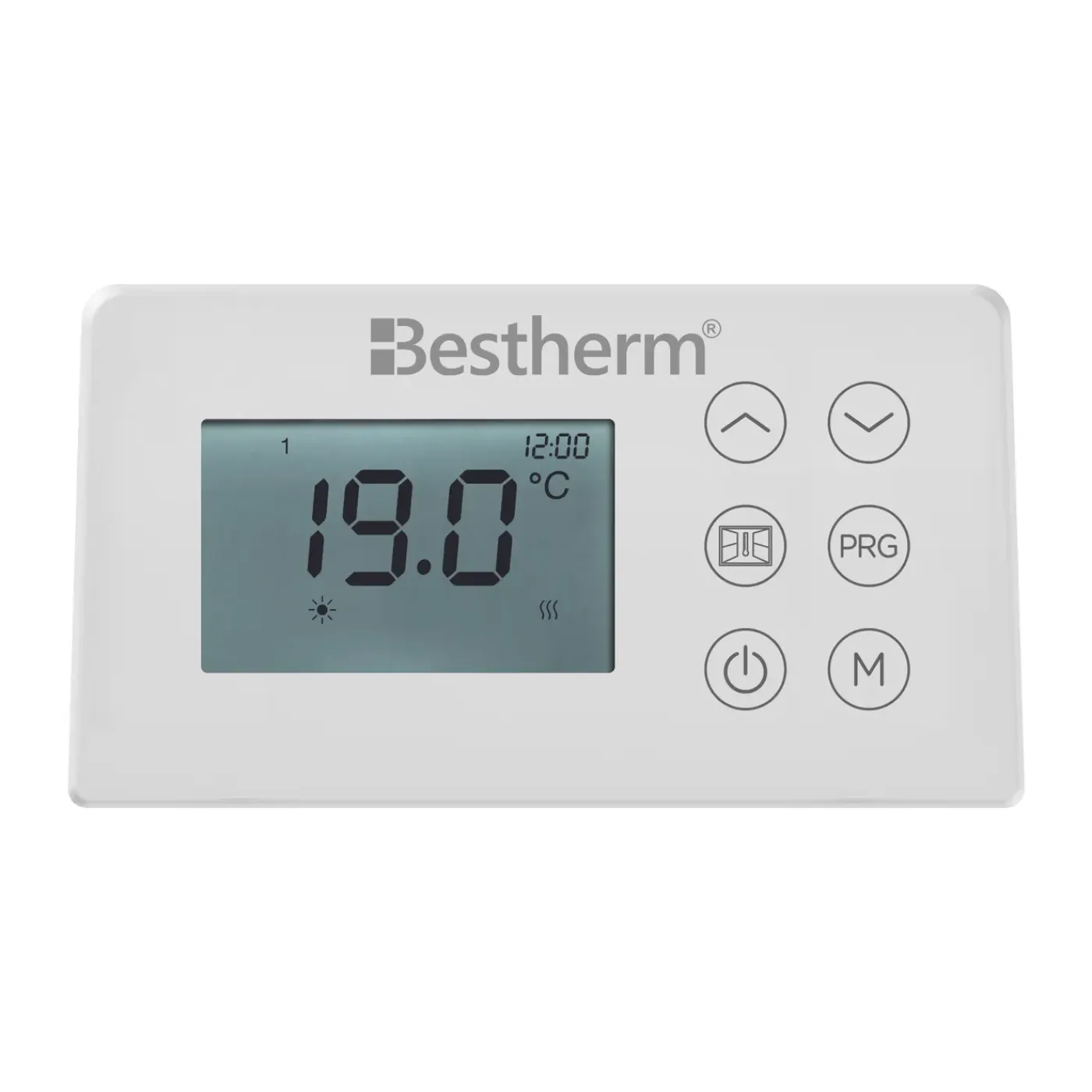 BESTHERM - Radiator - Gietijzeren Radiator + Folie - Wandmontage - 1000w - Wit - Nemesis