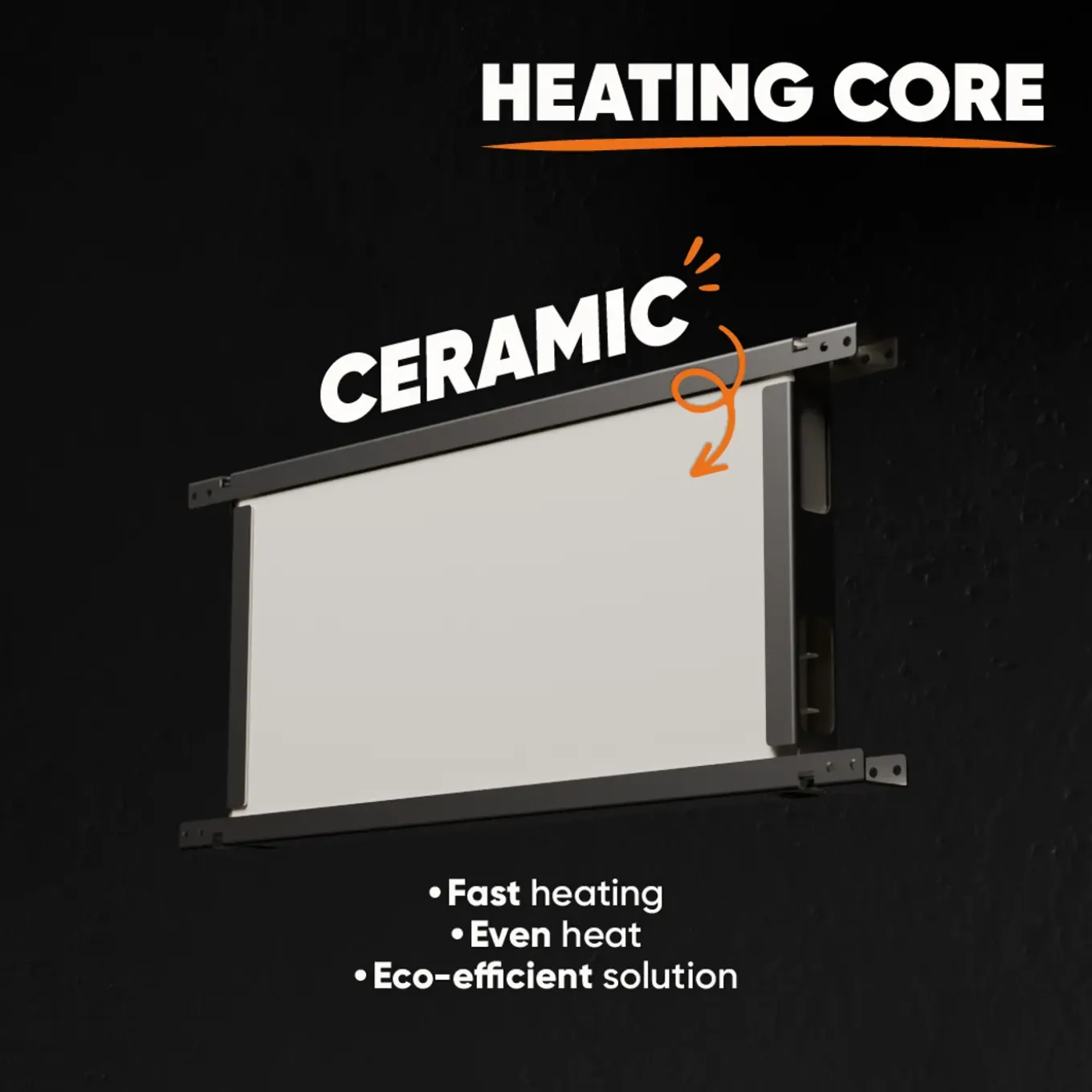 Bestherm - Radiator - Keramische Inertieradiator - Wifi - Wandmontage - 2000w - Wit - Illo Connect