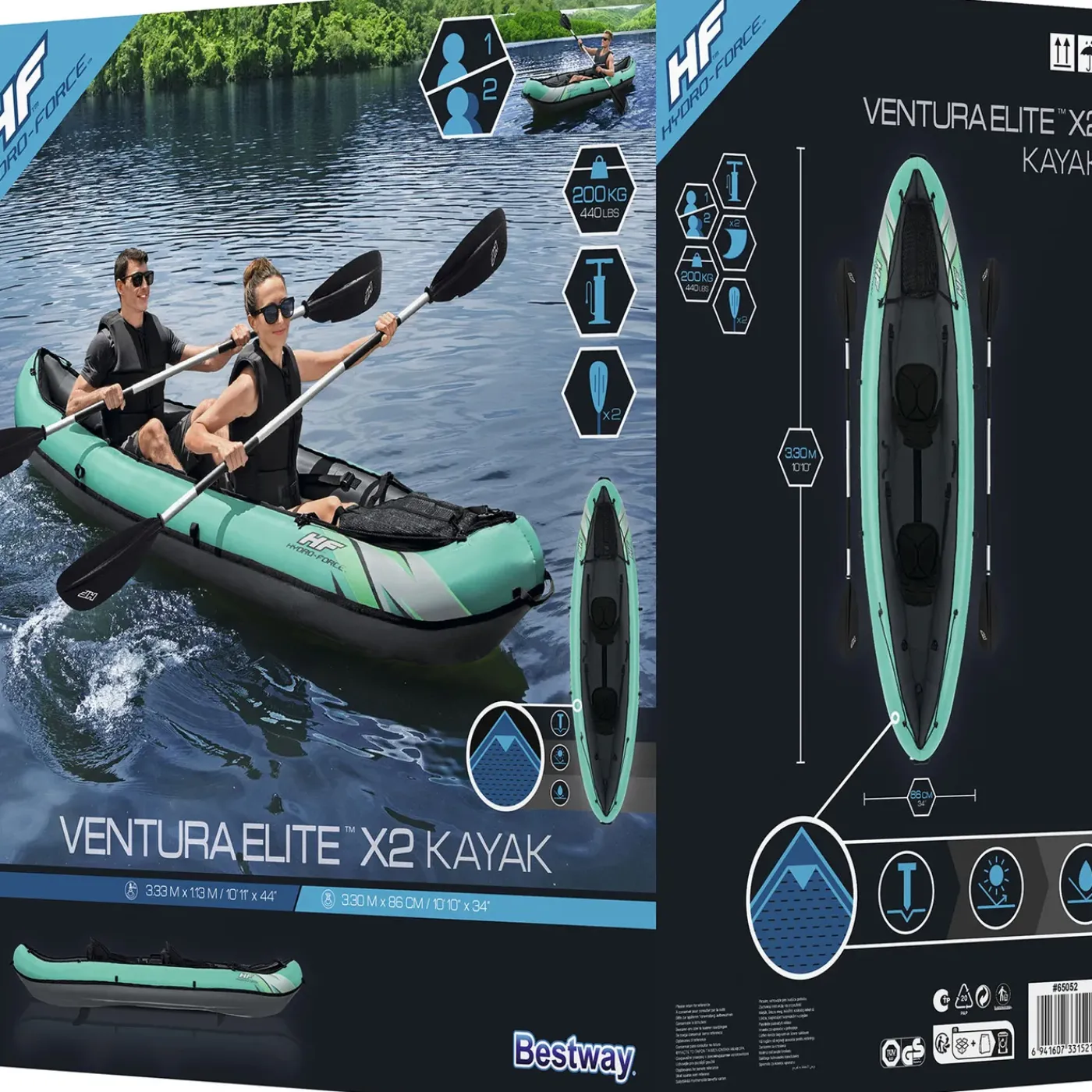 Bestway Kajak Hydro force Ventura X2