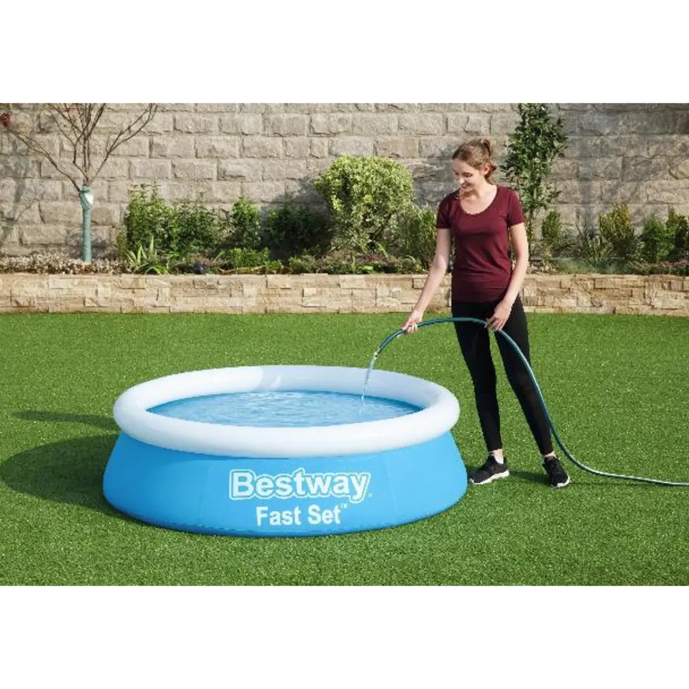 Bestway opblaaszwembad rond Ø183x51cm