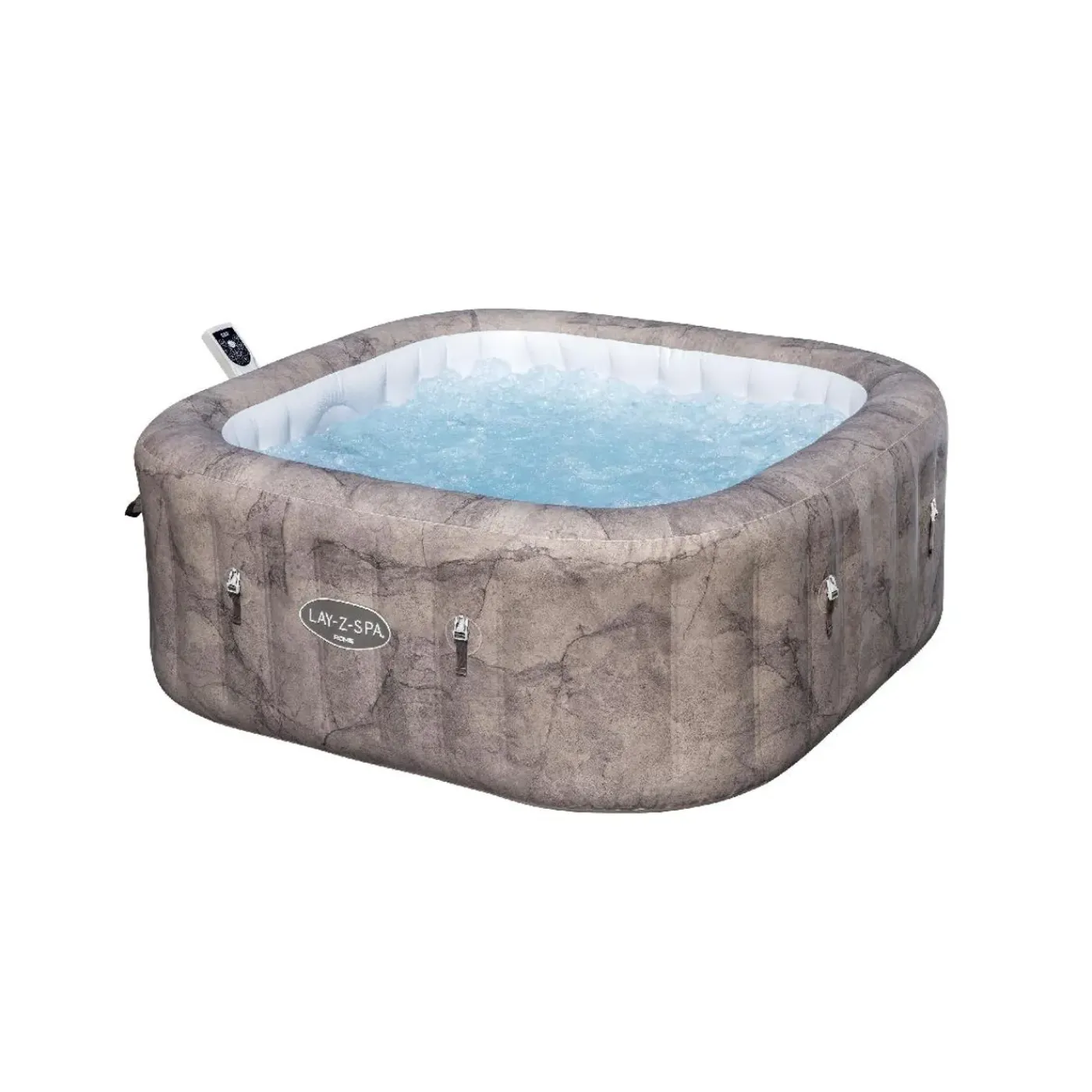 Bestway Spa Lay-Z Rome EnergySense AirJet - Grijs - 6 Personen - 180x71 cm