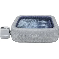 Bestway Spa Lay-Z San Francisco Hydrojet Pro 7 - Grijs Marmer - 7 Personen - 230x230x71 cm