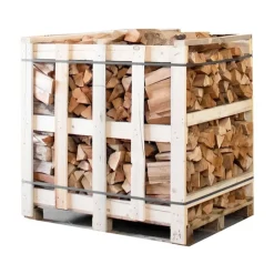 Beukenhout - Halve Pallet Ovengedroogd Beuken Haardhout Zonder Schors 25cm