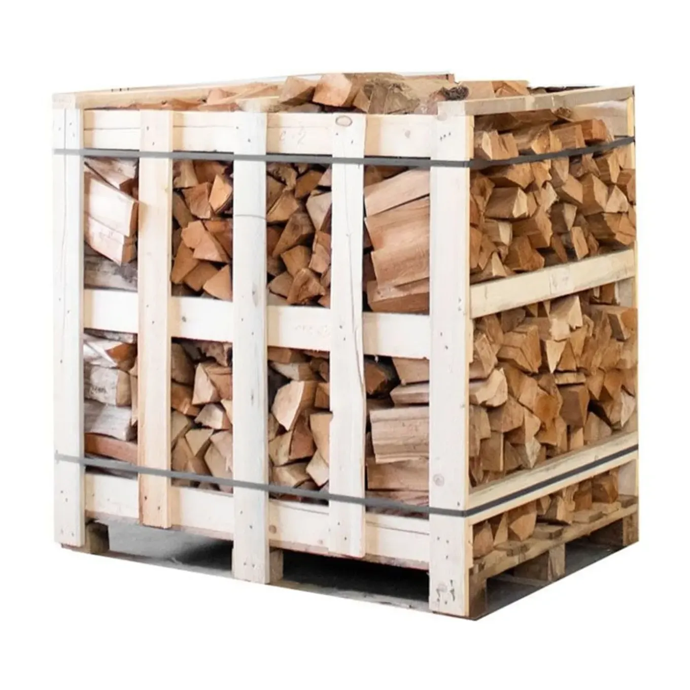Beukenhout - Halve Pallet Ovengedroogd Beuken Haardhout Zonder Schors 25cm