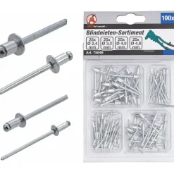 Bgs Assortiment Popnagels Ø 2,4 - 4,8 Mm (100 St) (bgs-75846)