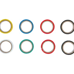 BGS Do it yourself Bgs Color Pvc Tape Set 18 Mm X 3 M - 8-delig