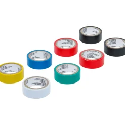 BGS Do it yourself Bgs Color Pvc Tape Set 18 Mm X 3 M - 8-delig