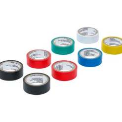 BGS Do it yourself Bgs Color Pvc Tape Set 18 Mm X 3 M - 8-delig