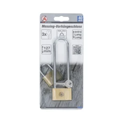 BGS Do it yourself Bgs Messing Hangslot Met Extra Hoge Beugel | 40 Mm Breed (bgs-3103)
