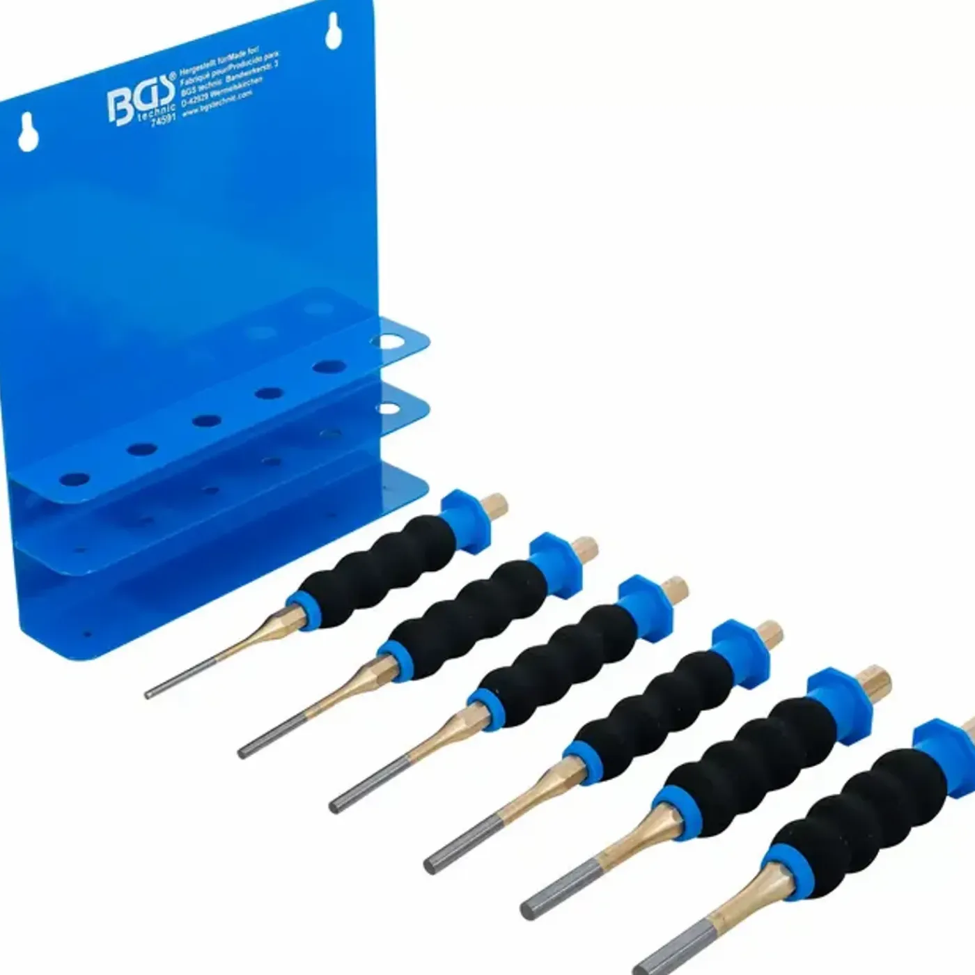 BGS technic Bgs Pendrijverset - Met Handbescherming - 180 Mm - 3 - 8 Mm - 6 Delig