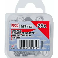 Bgs Reserve Draadbussen - M7 X 1,0 Mm - 25 Delig