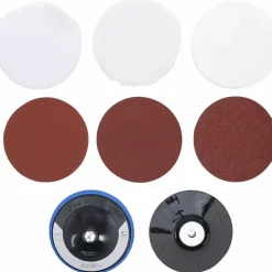 BGS technic Bgs Schuur- En Polijstschijvenset - Diam. 180 Mm - 8 Delig