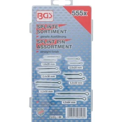 Bgs Splitpen Assortiment Diam. 1,6 - 4,0 Mm 555 Delig
