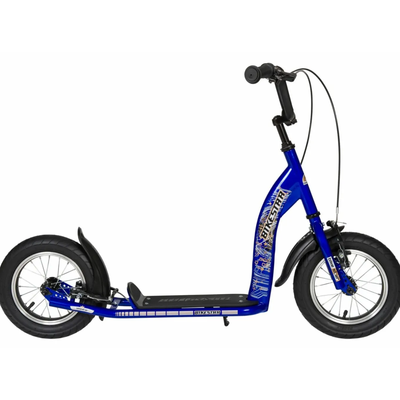 Bikestar Autoped 12 Inch Sport Stepblauw