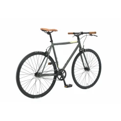 Bikestar Singlespeed 28 Inch Retro Wielrenfiets, Antraciet / Beige