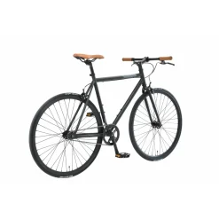 Bikestar Singlespeed 28 Inch Retro Wielrenfiets, Zwart / Grijs