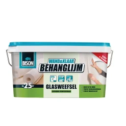 Bison behanglijm Wand&Klaar glasweefselbehang 5kg