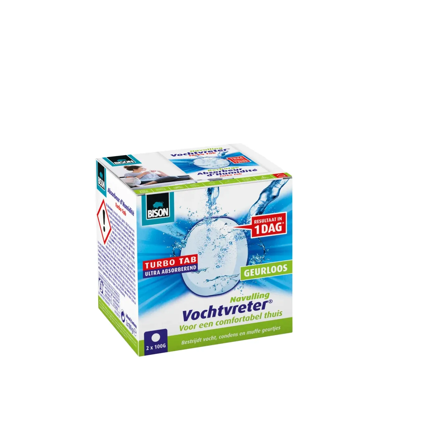 Bison vochtvreter ambiance tab neutraal 2 - 100G