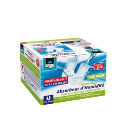 Bison vochtvreter magneet geurloos navulling 2x450g