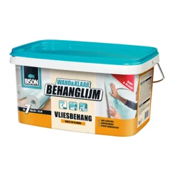 Bison Wand&Klaar Behanglijm Vliesbehang - Wit - 5kg
