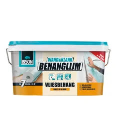 Bison Wand&Klaar Behanglijm Vlies - Wit - 2,5kg