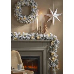 Black Box Trees Dinsmore Kerstkrans Met Verlichting - D60cm