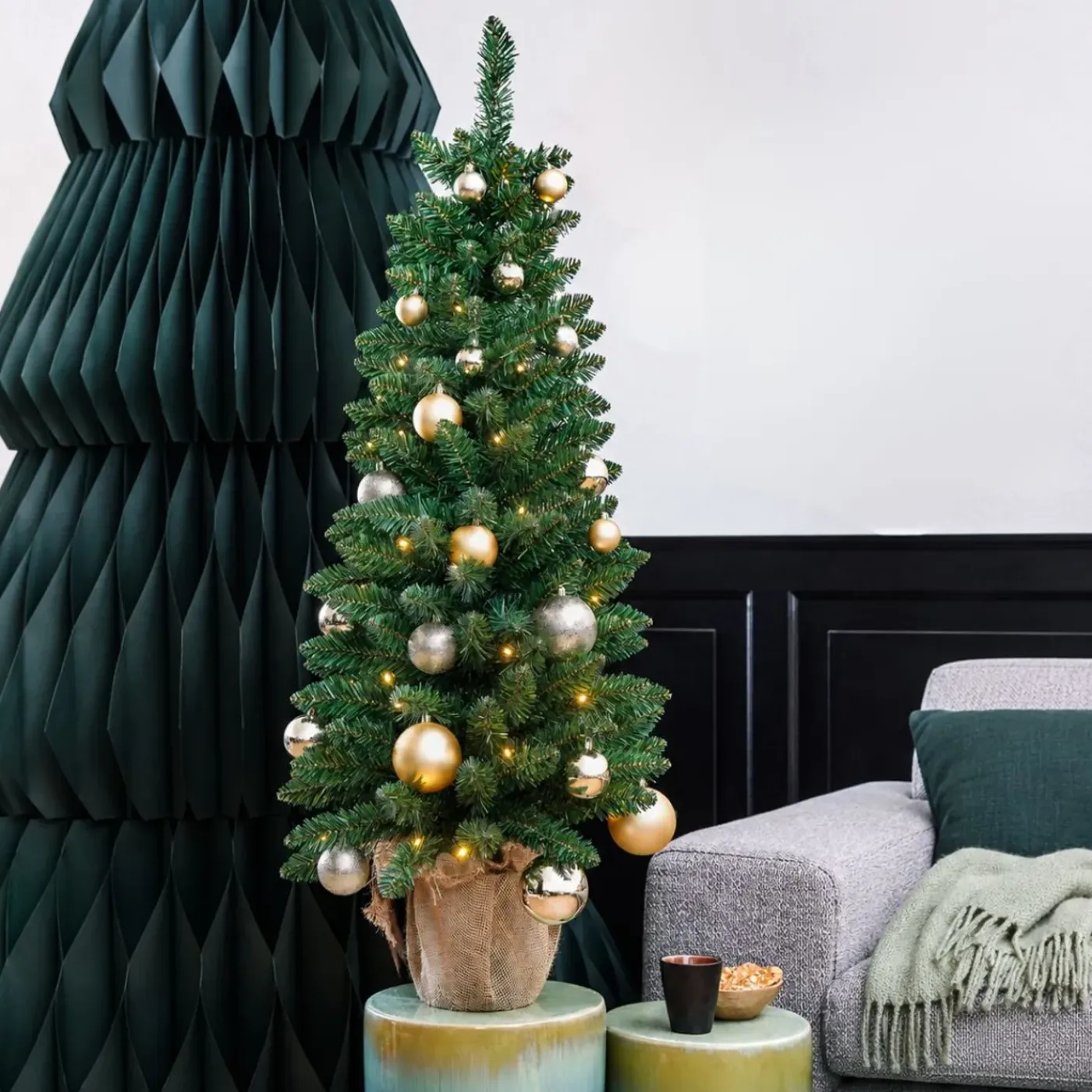 Black Box Trees Gerlos Kunstkerstboom Met Verlichting 90cm