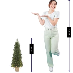Black Box Trees Gerlos Kunstkerstboom Met Verlichting 90cm