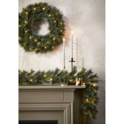 Black Box Trees Glendon Kerstkrans Met Led Verlichting D60cm