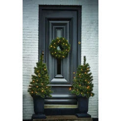 Black Box Trees Glendon Kerstkrans Met Led Verlichting D60cm