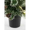 Black Box - Vandans xmas tree potted led groen frosted 40L TIPS 96 werkt op batterijen