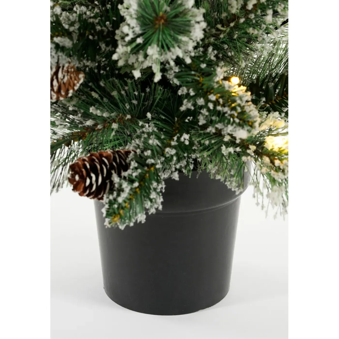 Black Box - Vandans xmas tree potted led groen frosted 40L TIPS 96 werkt op batterijen