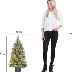 Black Box - Vandans xmas tree potted led groen frosted 40L TIPS 96 werkt op batterijen