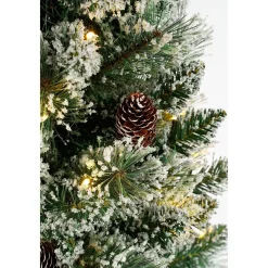 Black Box - Vandans xmas tree potted led groen frosted 40L TIPS 96 werkt op batterijen