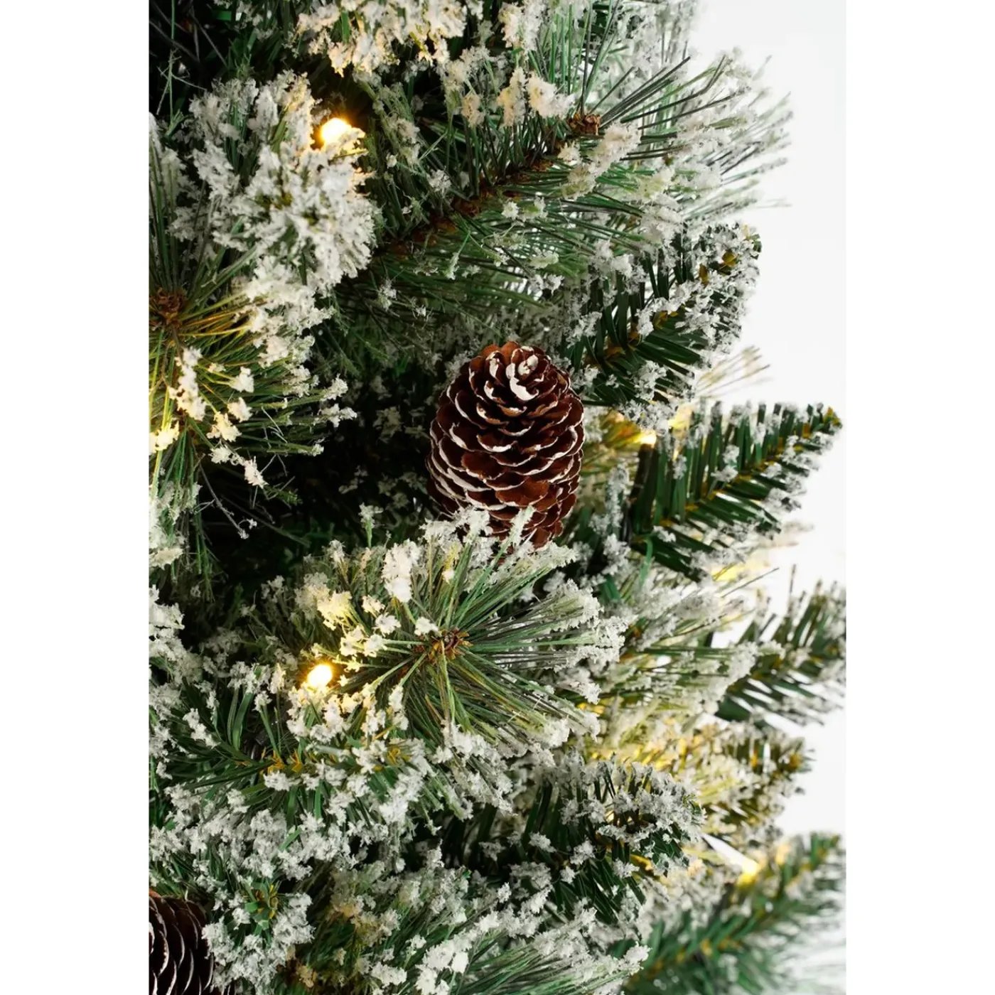 Black Box - Vandans xmas tree potted led groen frosted 40L TIPS 96 werkt op batterijen