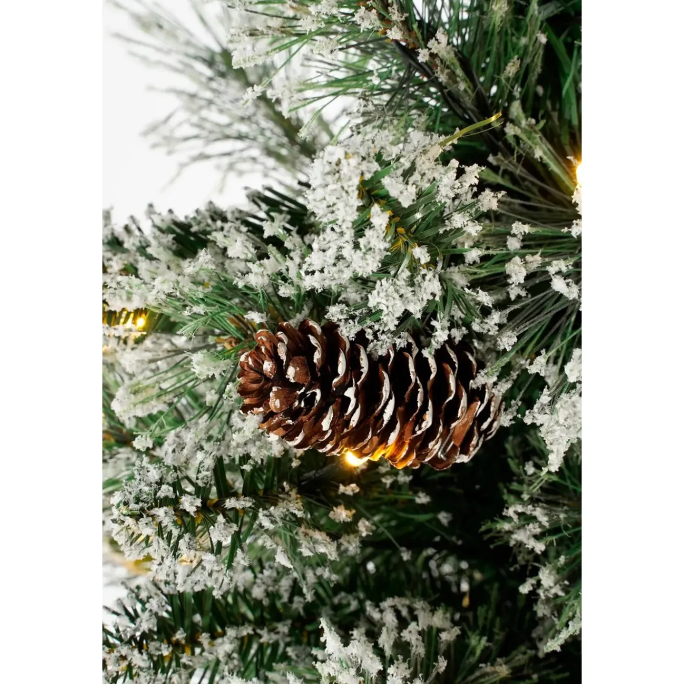 Black Box - Vandans xmas tree potted led groen frosted 40L TIPS 96 werkt op batterijen