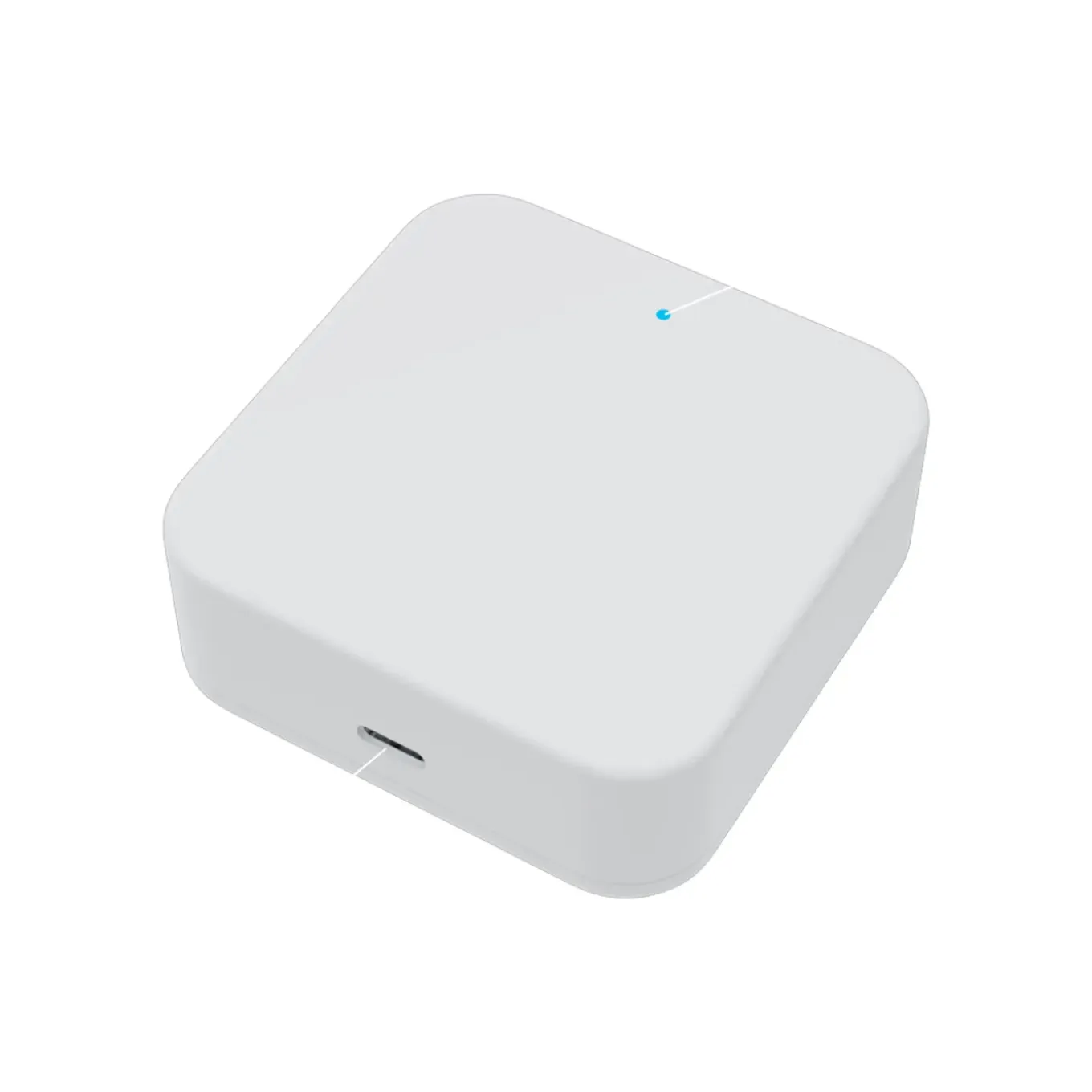 Black X Wi-fi Bridge 70x70x25mm Met Kabel Type C Usb Wit