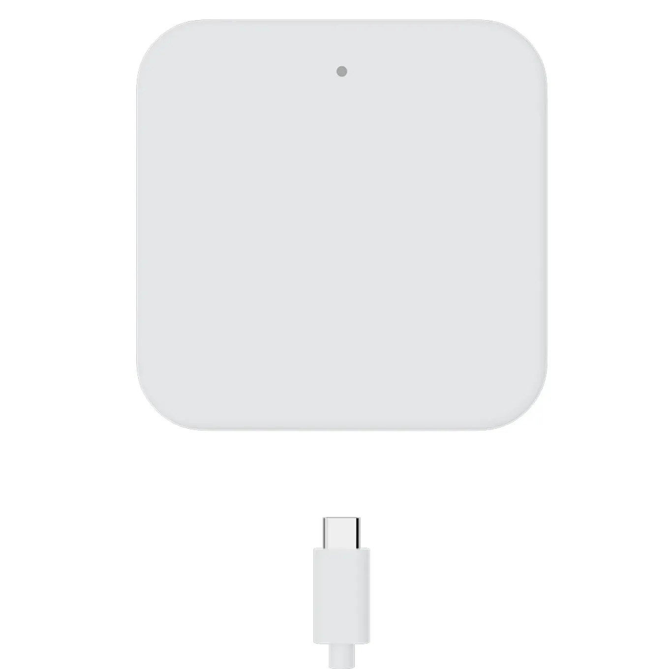 Black X Wi-fi Bridge 70x70x25mm Met Kabel Type C Usb Wit