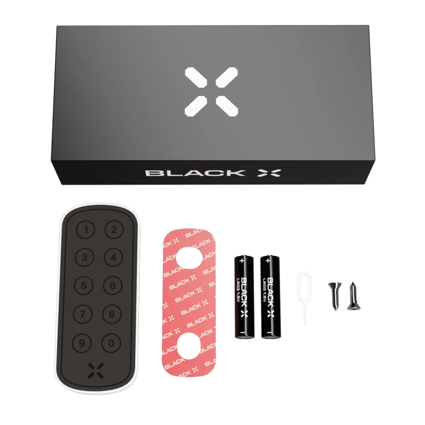 Black X Xpad Ovaal 100x42mm Wit