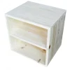 Blok 1 legbord in massief den 36x36x30cm