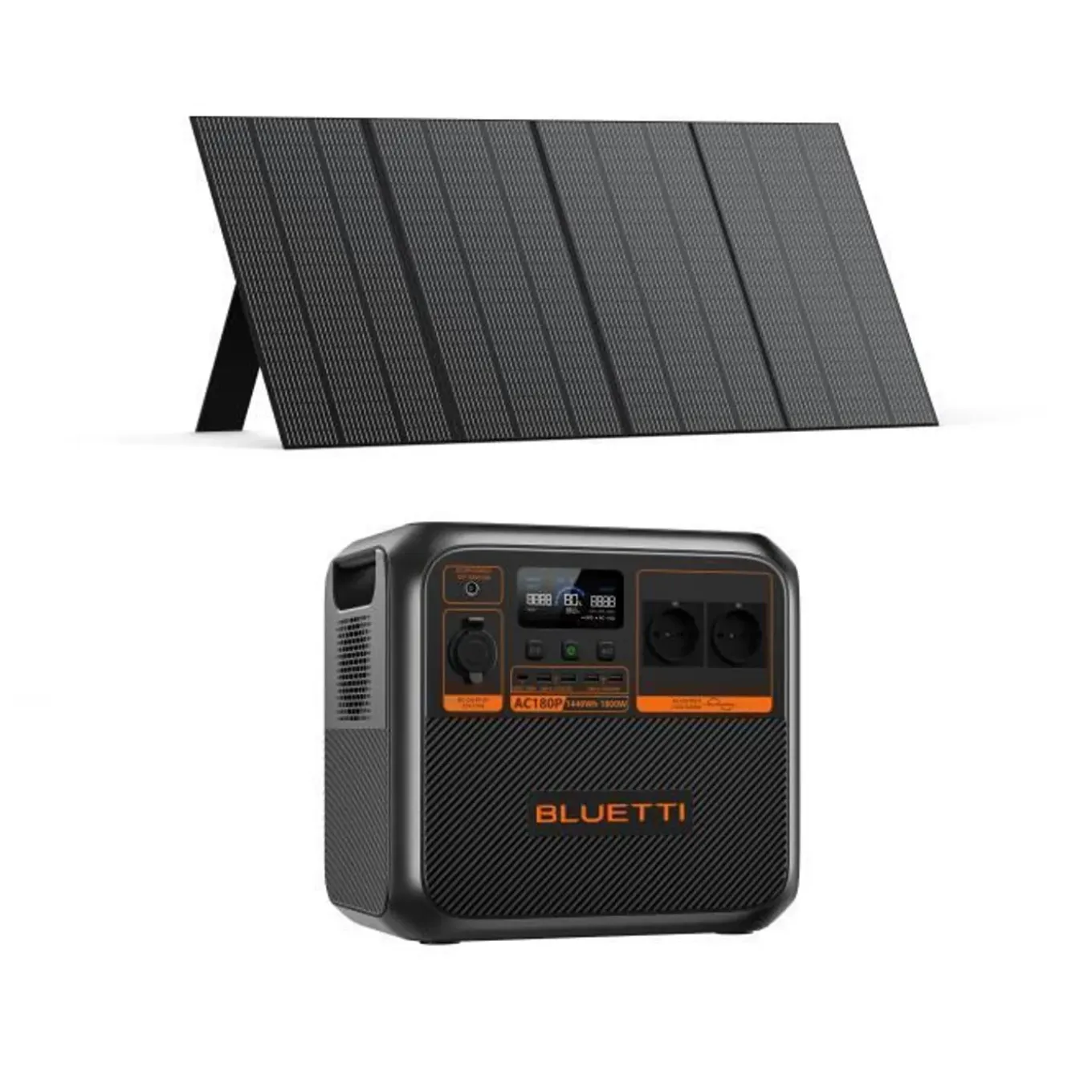 Bluetti - Draagbare Energie Station Kit - Generator 1800w - Zonnepaneel 350w - 1440wh