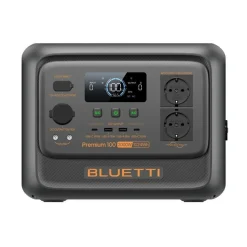 BLUETTI Kit Premium 100 V2 Met 350w Zonnepaneel 1024wh Batterij, Zonnegenerator 2x2
