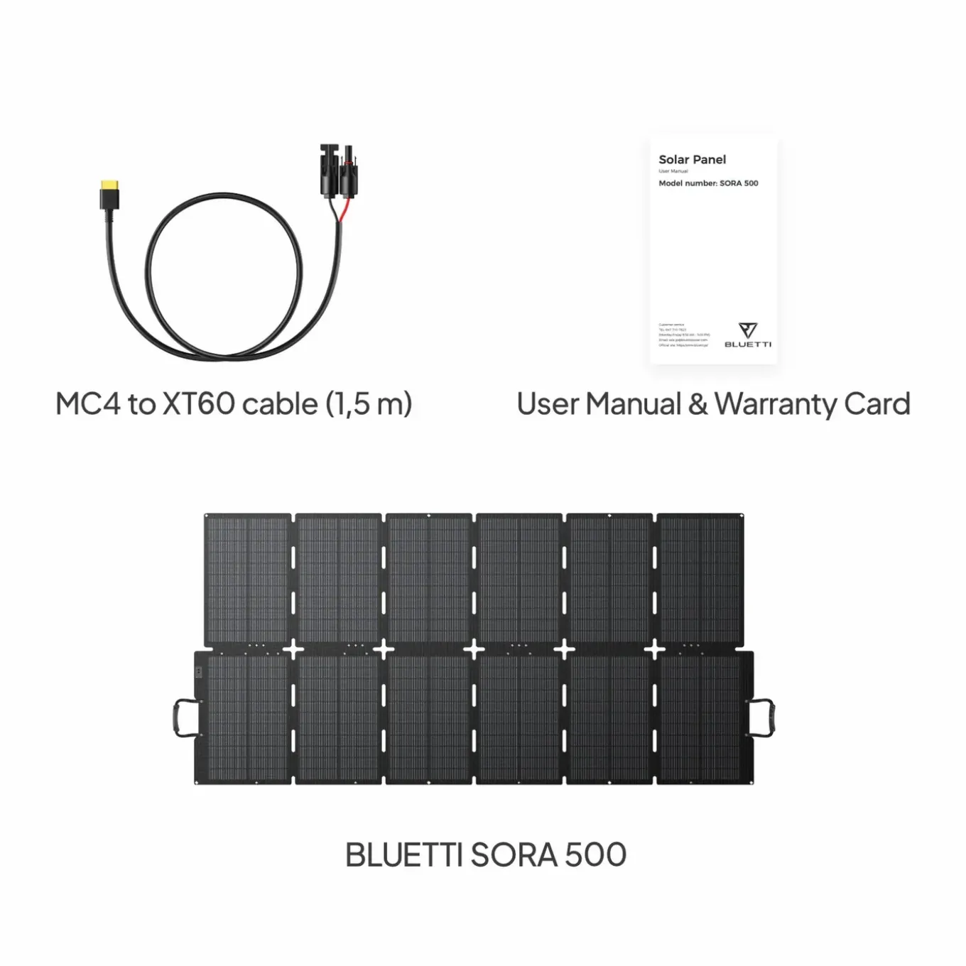 Bluetti SSORA 500 Zonnepaneel - 500 W Voor Apex 300 / AC200PL / AC270P