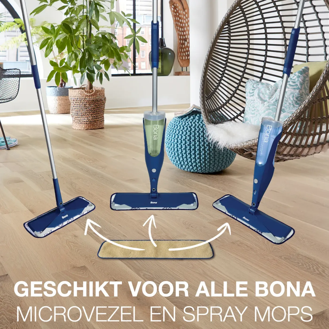 Bona Applicator Pad - Microvezel - Dweilpad - Vloerpad - Refresher
